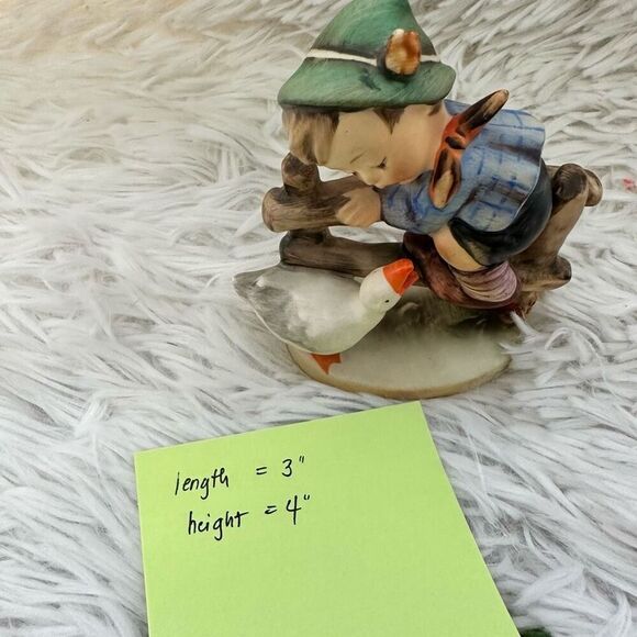 HUMMEL Goebel Barnyard Hero‎ Boy on Fence Figurine Vintage Full Bee TMK 2 RARE - Picture 8 of 8